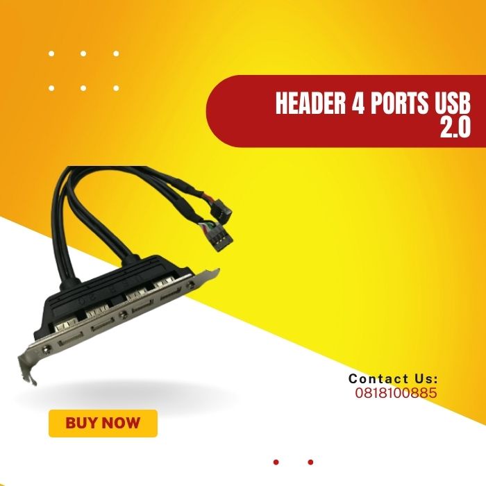 Header 4 ports USB 2.0