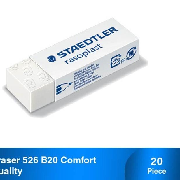 

☝ Staedtler Penghapus 526 B20 Comfort Quality ➮