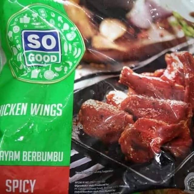 

Promo !! So good chicken wings 400gr