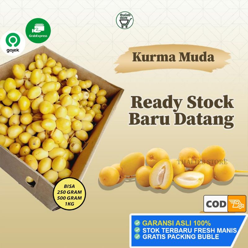 

KURMA MUDA KUNING FRESH KRIUK SEGAR ORIGINAL STOK BARU