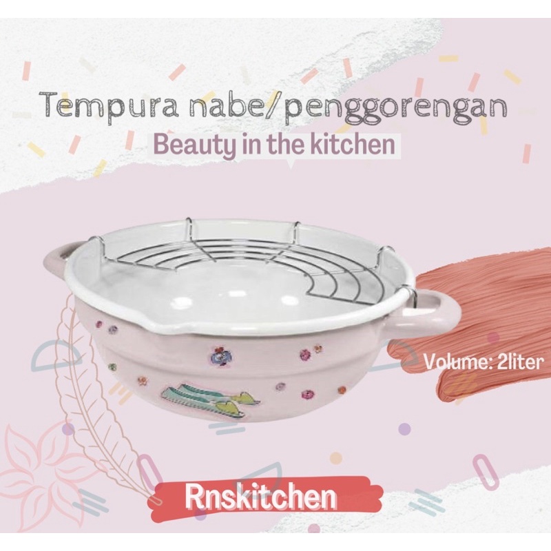 Tempura nabe chefina beauty in the kitchen