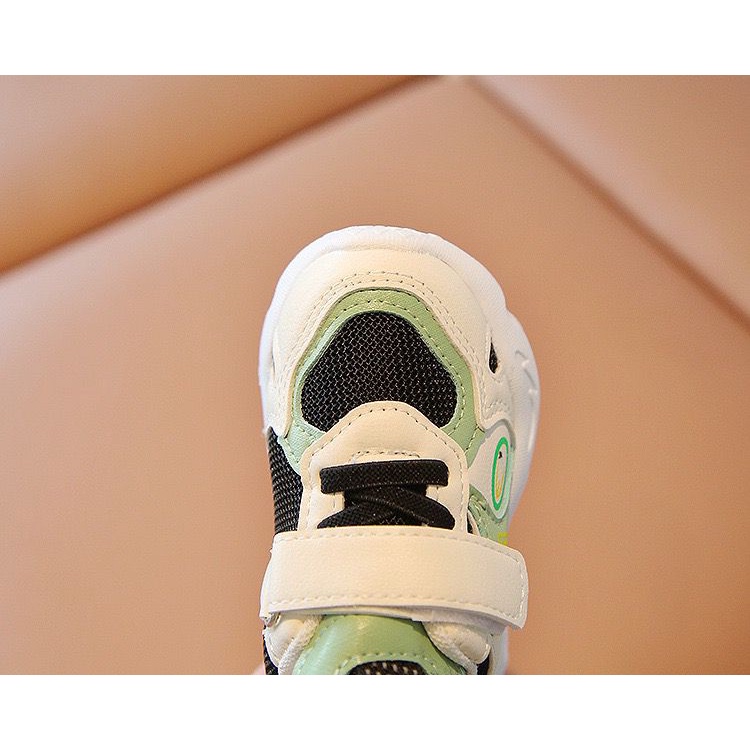 [COD] Sepatu sneakers korea anak laki laki high quality premium / Sneakers baby Import unisex 0-6 Tahun / BROWNIEGROUND