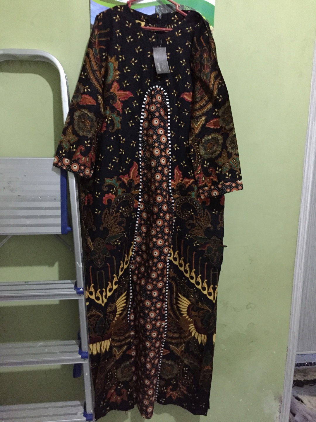 Gamis Batik Sogan Modern Model Terbaru Original Batik Pekalongan Murah Gamis Naura 2020 Modis Trend