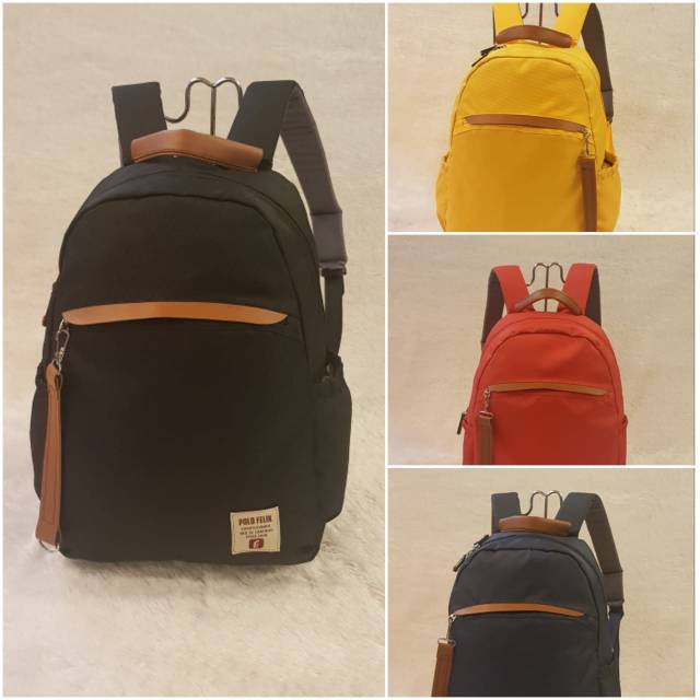 Durable tas ransel sekolah kekinian  Ransel Hitam Kanvas Pria Wanita Tas Punggung Sekolah Pelajar Perguruan Tinggi untuk Remaja Ransel Kasual Mochila Ransel Harian Travel