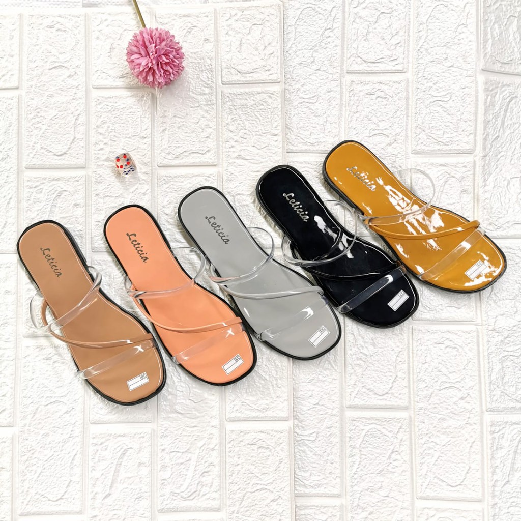 Leony - Sandal Teplek Mika Jelly | Sendal Slip on