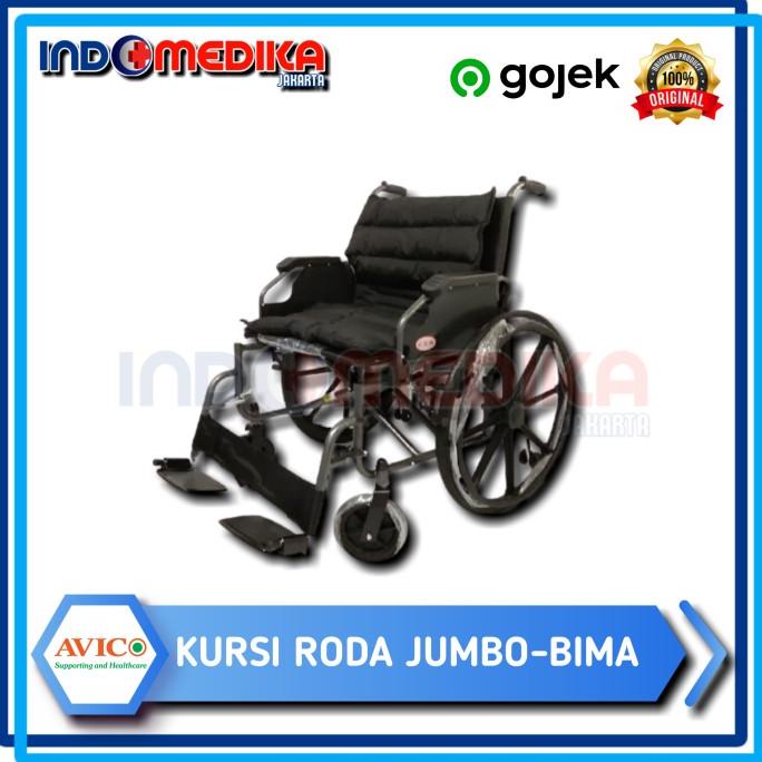Kursi Roda Big Size / Kursi Roda Jumbo Berat Pengguna Hingga 150KG