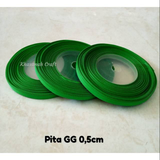 

Pita GG 0,5cm ~ Hijau