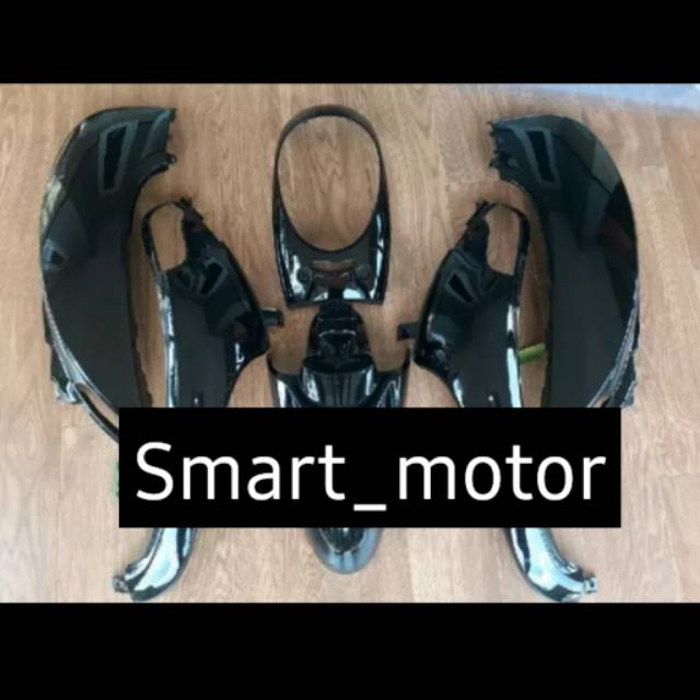 Cover Body Scoopy FI Full Halus Hitam Tahun 2013-2016 - Hitam