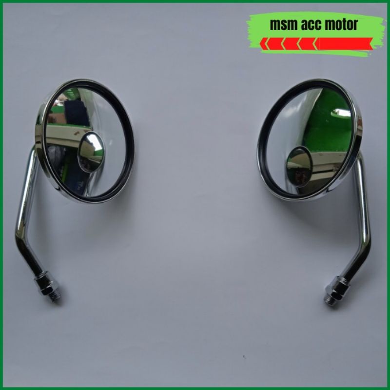 Spion Fazzio Model bulat Chrome Yamaha Fazzio 125 2022 Original