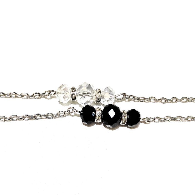 Kalung Gantungan Masker Strap Mask Hanging Diamond Crystal Series Kristal Korean Blink Style