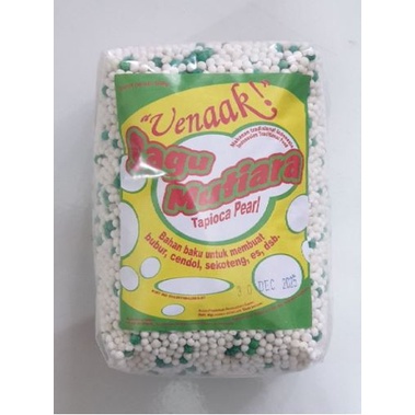 

(tomonimart) SAGU MUTIARA HIJAU toping minuman mutiara 500 gram