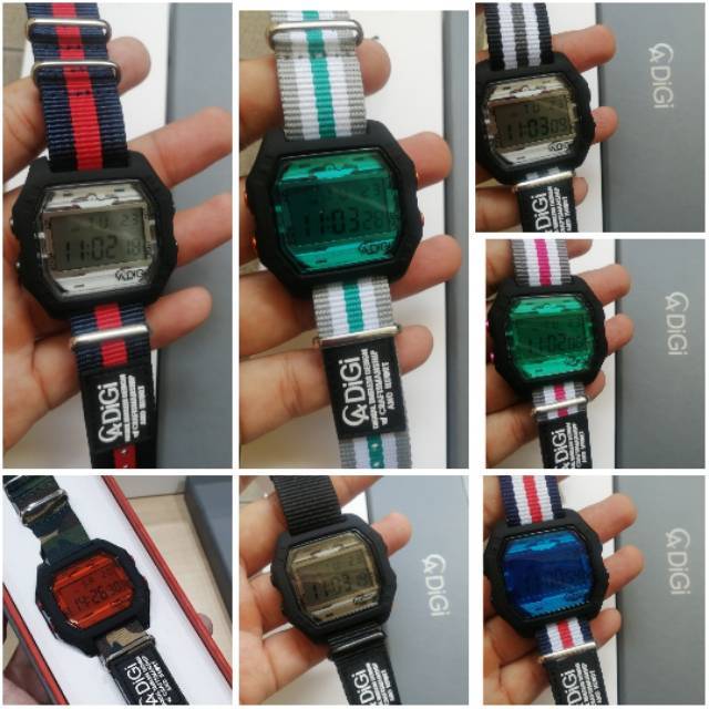 Jam tangan alexandre christie ac digi new ac9224 unisex 9224 original 9227 kanvas series 890
