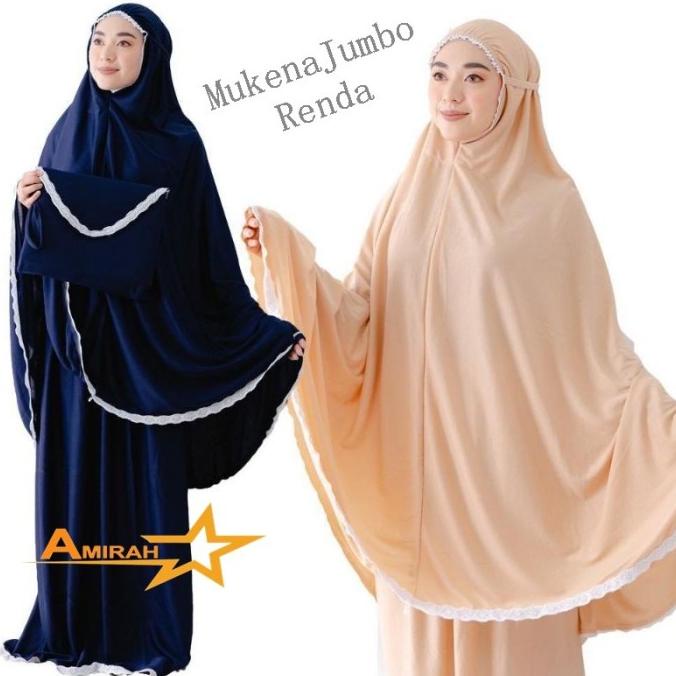 @@@@] Mukena Jumbo Renda Premium/ Mukena Renda Polos/ Mukena Amplop Premium