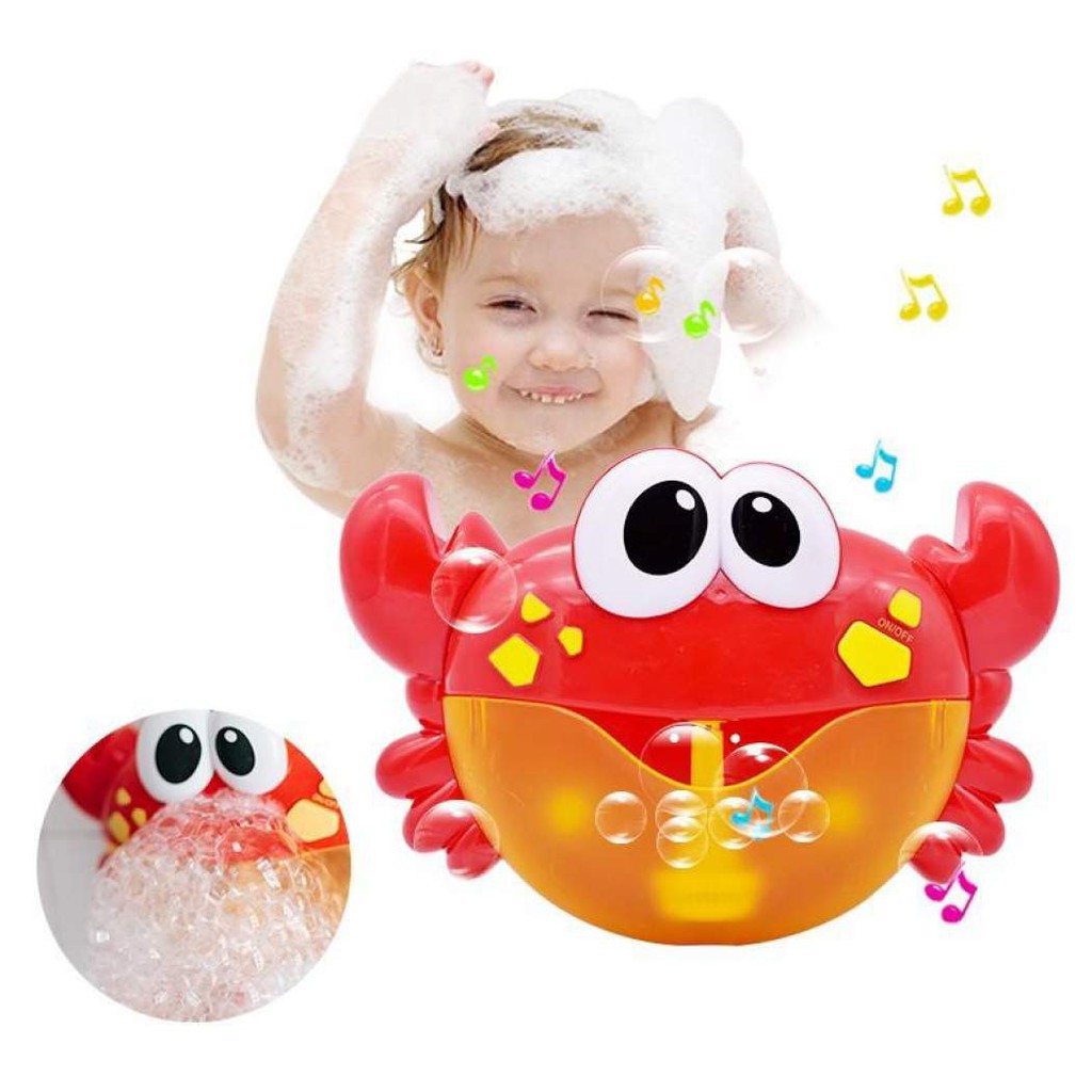 ~COD~ DO-M56 M57 Mainan Mandi Anak Bubble Crab Music Alat Pembuat Busa Mainan Gelembung Balon Sabun-6