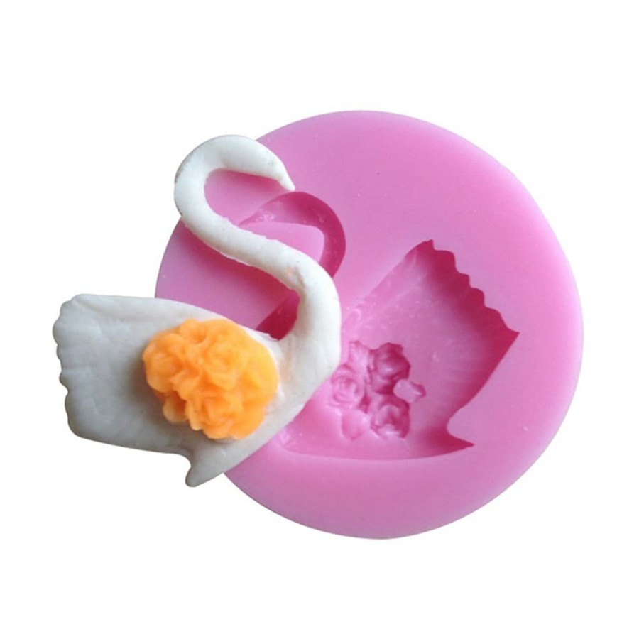 3D Silicon Mold Fondant Cake Decoration - Swan