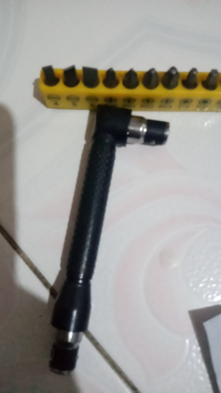 Kunci Obeng 1/4 Bentuk L Hex Socket Aneka Mata Sekrup