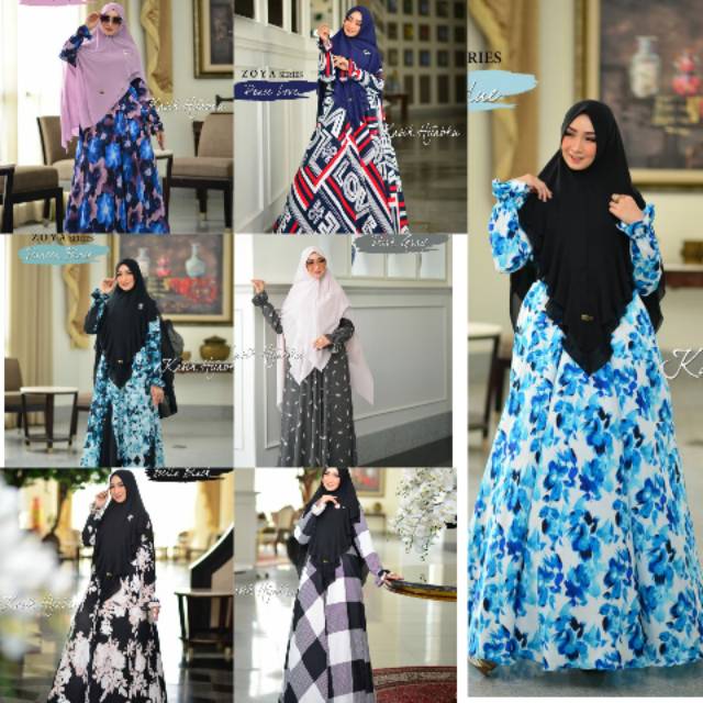 ZOYA SERIES (GAMIS SAJA) ORIGINAL BY KASIH HIJABKU