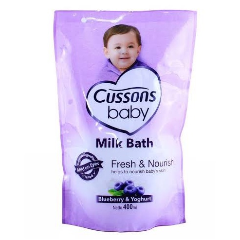 Cussons Baby Milk Bath Refil 400ml /popokcibarusah