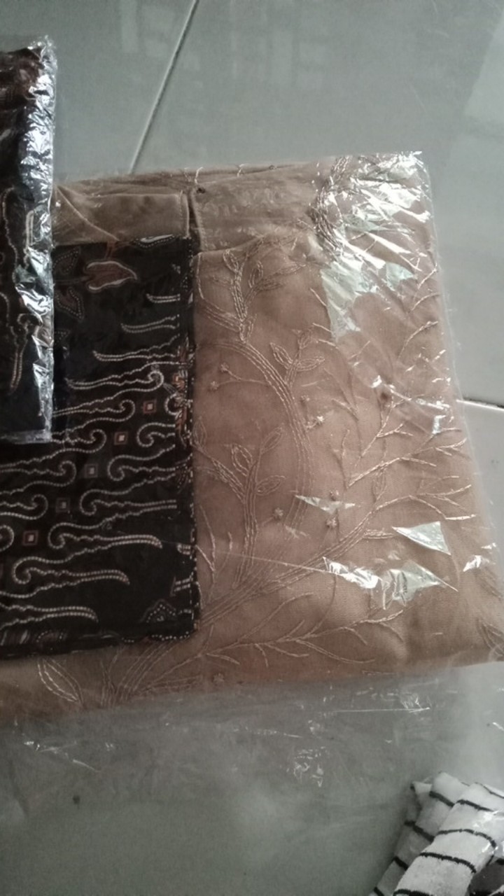 Set Couple Mini Blouse Brown || Ljf Store