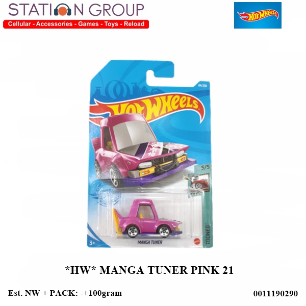 HOT WHEELS  HW MANGA TUNER PINK 21 - DIECAST