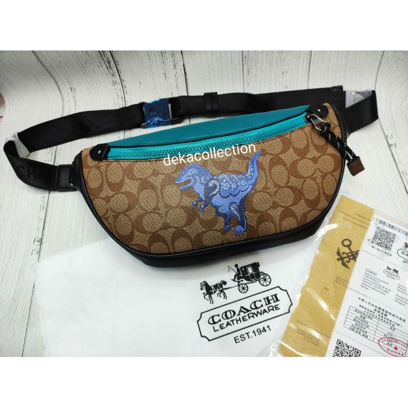 WAISTBAG PRIA WANITA COACH BUMBAG COACH TAS SELEMPANG KULIT PRIA WANITA COACH