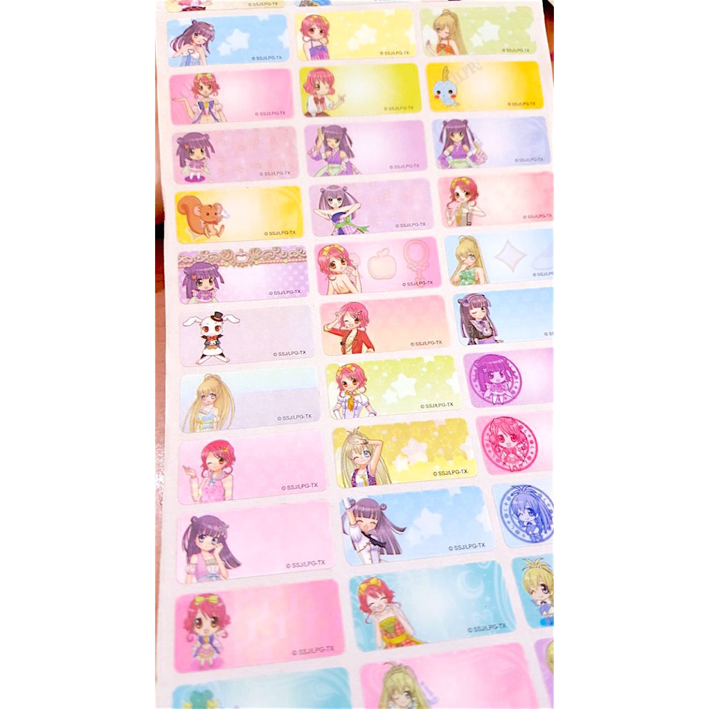 

Label Nama Anti Air Sticker Waterproof Anime Girl Squad