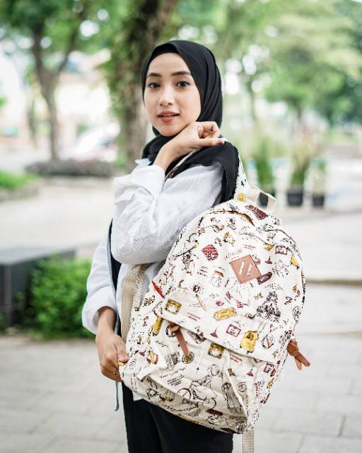 BACKPACK FASHION // taskanvasbdg - tas kanvas - tas ransel wanita - tas wanita - tas lucu - cewek