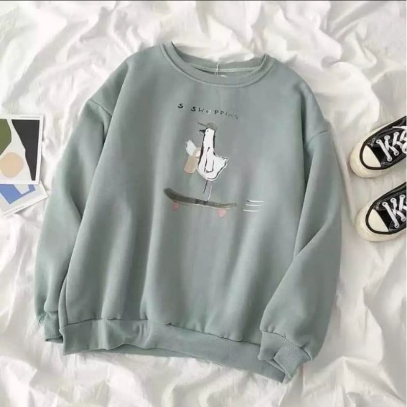 SWEATER WANITA SHAWN SHOPPING /// ATASAN WANITA LUCU FLEECE TEBAL KEKINIAN TERBARU&quot;