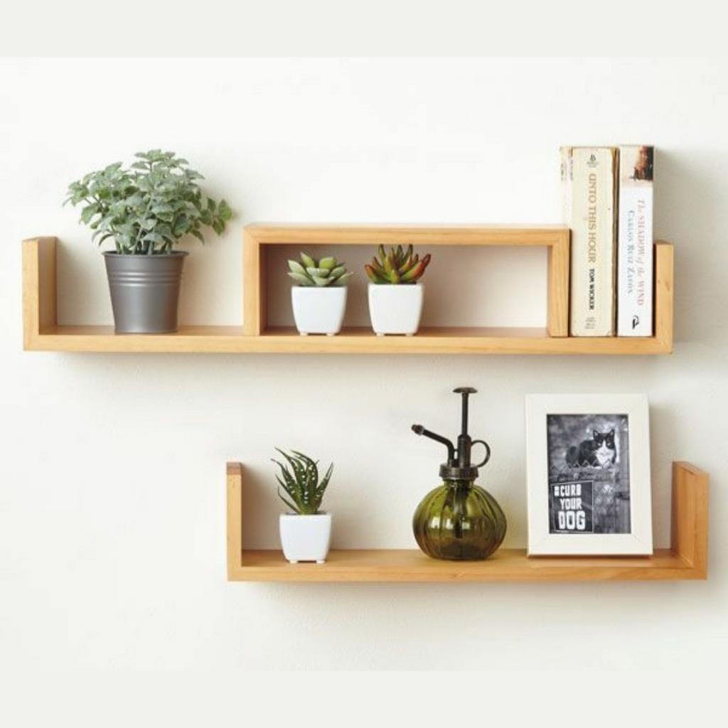 Rak Dinding Tempel Aesthetic / Tempat Alat Masak Serbaguna Tempat Vas Bunga Pot / Hiasan Dinding