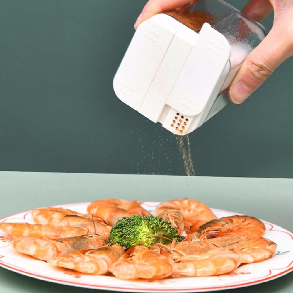 Tempat Bumbu Plastik Transparan Dengan Lubang Adjustable Icing Sugar Botol Bumbu Gadget Dapur