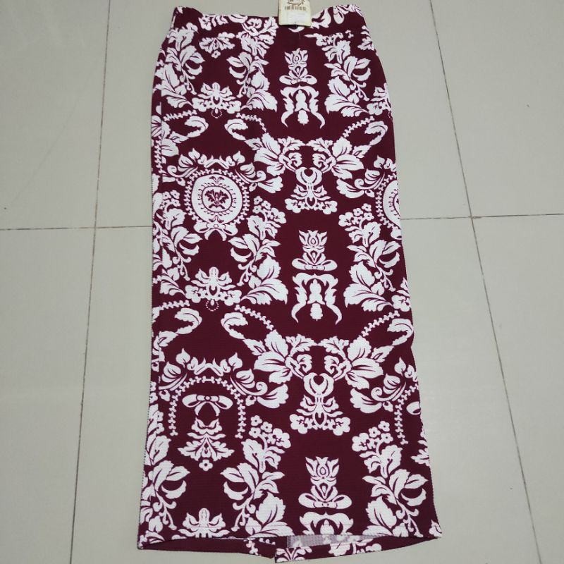 Rok Span Panjang Bahan Kaos Import