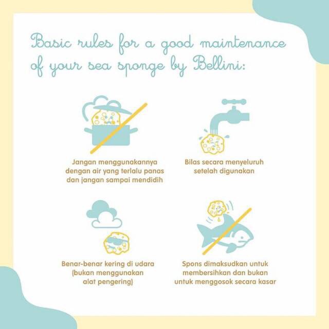 Bellini Sea Sponge / spons mandi bayi