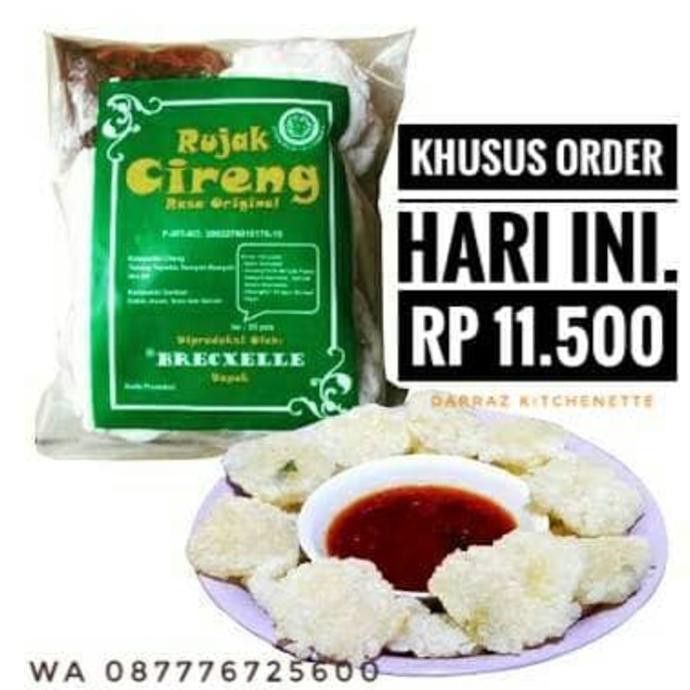 

ENAK rujak cireng original TERLEZAT