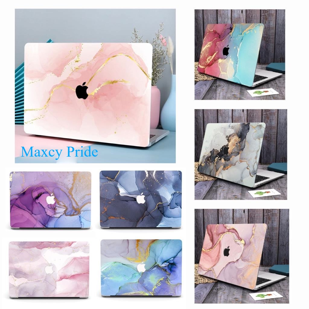 Premium Case Macbook Marble Pink Colorful Series Edition For New Macbook Air M1 M2 Pro Retina 13 inch