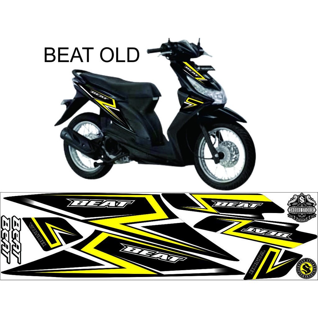 STRIPING BEAT KARBU STRIPING VARIASI BEAT OLD CARBU STIKER BEAT LAMA SIMPEL LIS BODY BEAT KARBU STRI