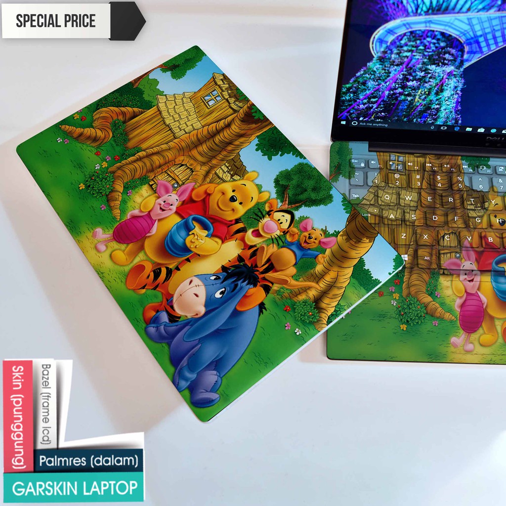 Skin | Bazel | Palmrest | Garskin Laptop Full Body | Winie The Pooh