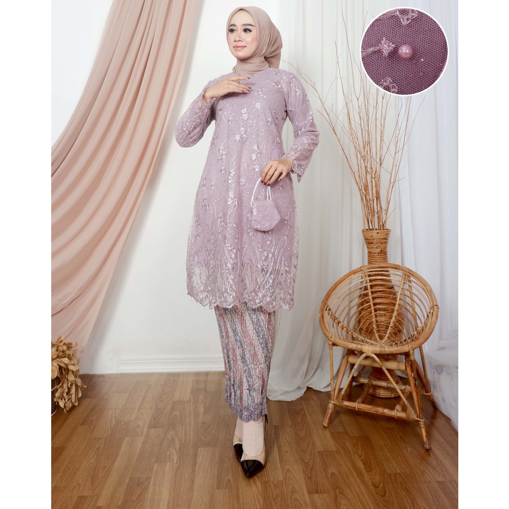 Kebaya tunik tradisional modern | Kebaya modern | Kebaya pesta | Baju outfit wisuda