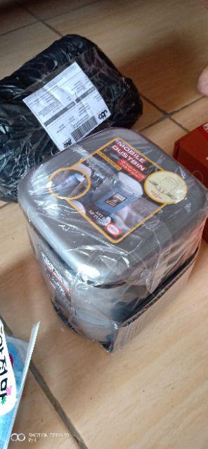 Tempat Sampah Mini Mobil Merk Shinpo - Trash Box Mini - Tempat Sampah Simpel 14 X 14 Cm 2 Liter