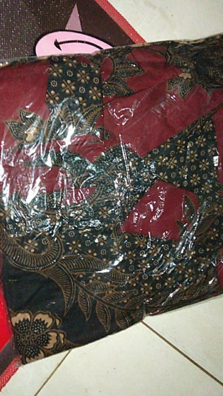 Kemeja Batik Pria Lengan Panjang Size M L Xl Xxl Bswart Batik Hrb026