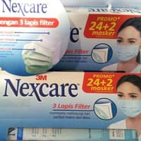 1 box isi 26pc Masker Nexcare 3M 3ply bukan Masker Sensi 100% ORIGINAL
