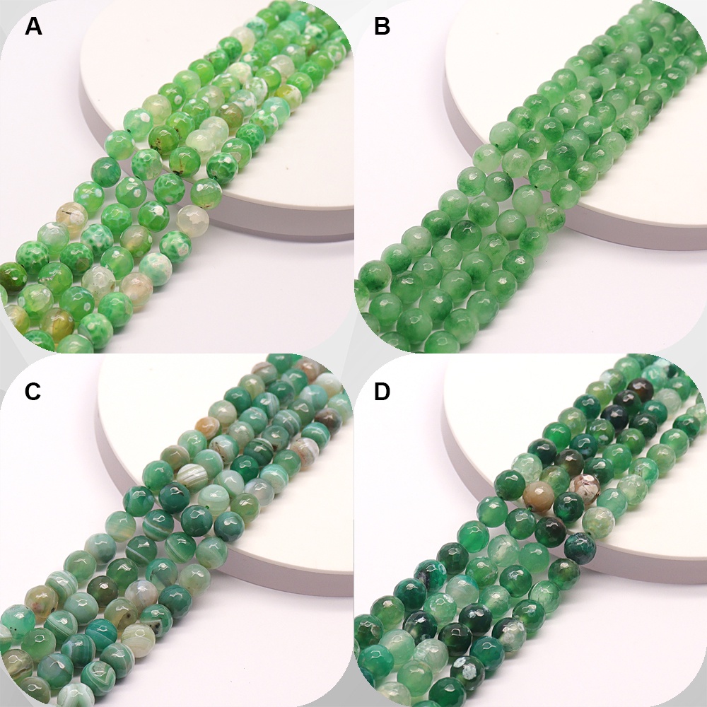 Manik manik gelang 10mm / batu agate / batu agate manik manik 10 mm / Manik Manik Batu Bahan Gelang