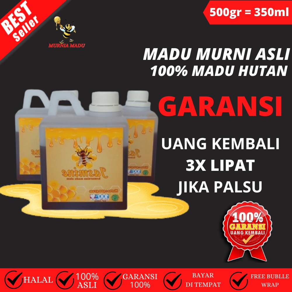 Jual Madu Asli Hutan Multiflora Nusantara Asli Murni Alami 100 Pure Honey Raw Honey Original