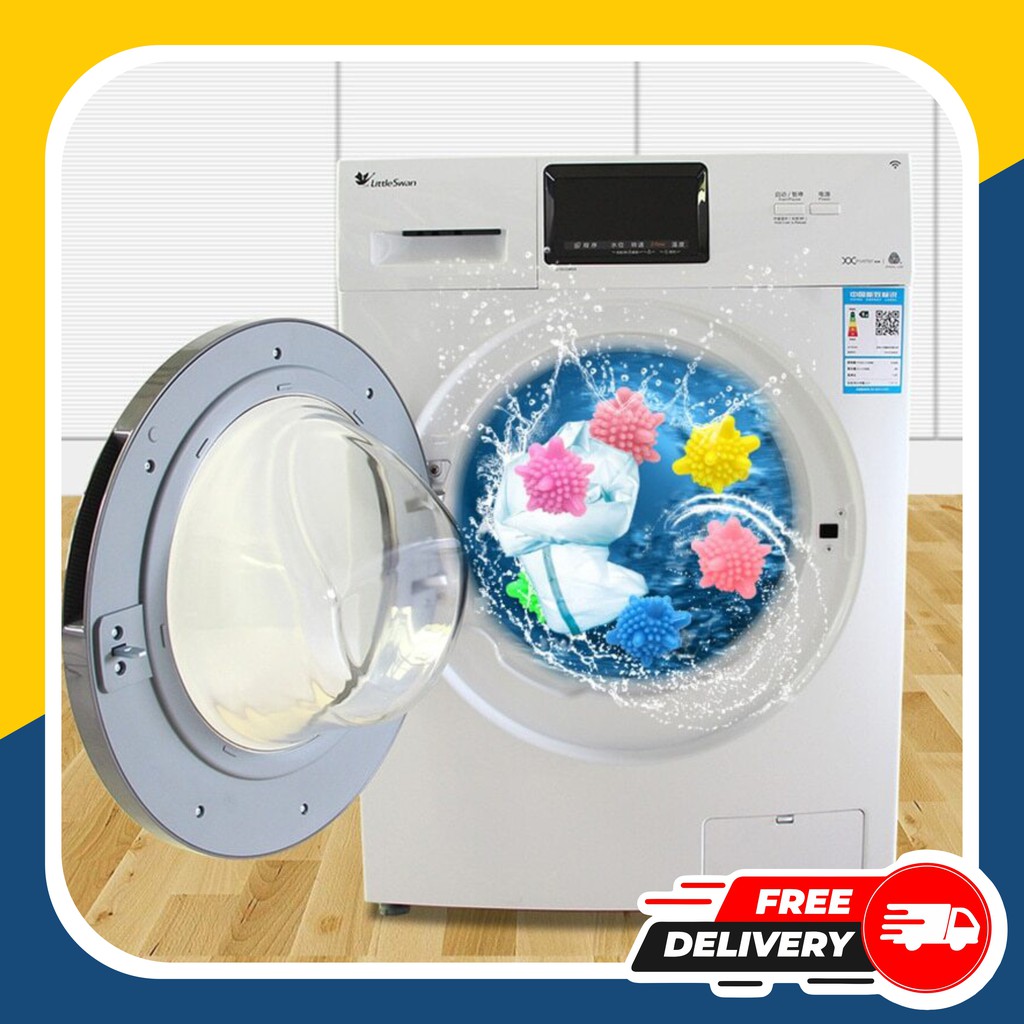 Bola Laundy Mesin Cuci Magic Laundry Ball Pembersih Pakaian Bola Karet Laundri Reuseable Anti Kusut Winding ART20