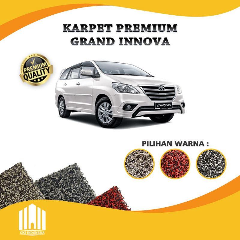 Prestige Karpet Mobil Premium Toyota Grand Innova Full Bagasi Coil Mat