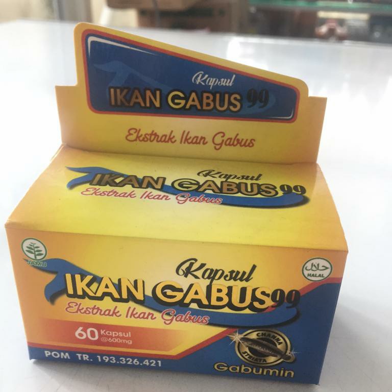 Kapsul Ikan Gabus 99 (isi 60 kapsul)
