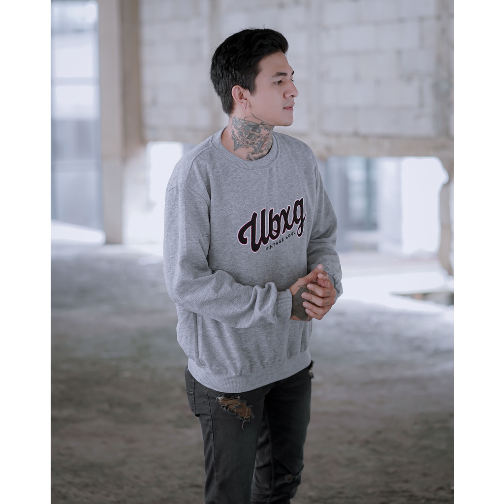 VINTAGE SOUL SWEATER UNBOXING GREY //SWEATSHIRT CRAWNECK BORDIR ORIGINAL