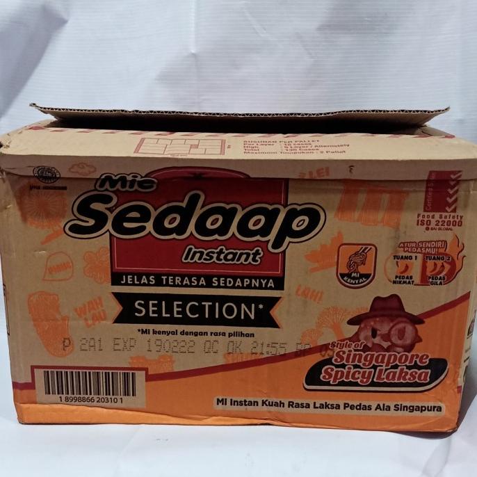 

Mie Sedaap Singapore Spicy Laksa 1 Dus New