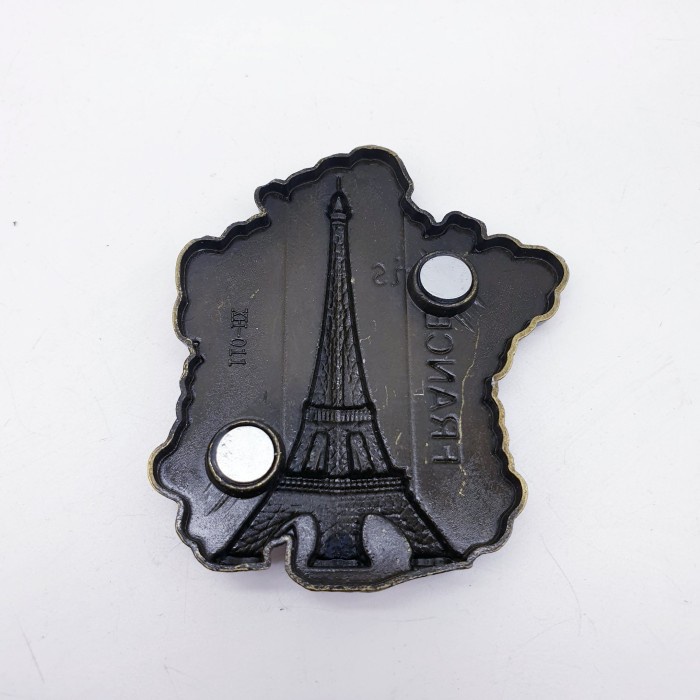 3D LOGAM Souvenir Negara magnet Kulkas Tempelan Paris Flag Eiffel Towe