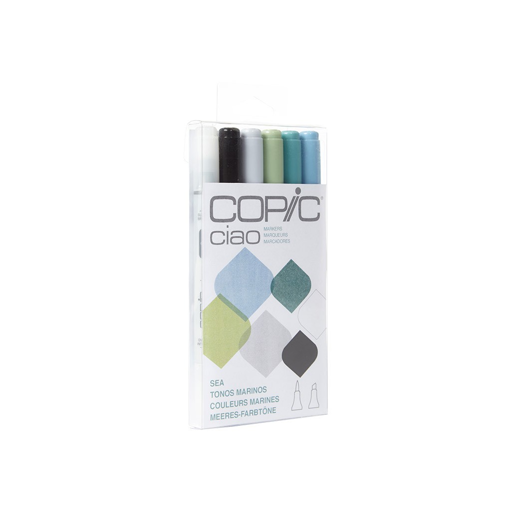 

COPIC CIAO 6 Color Set Sea - Ref.CCM/6SE