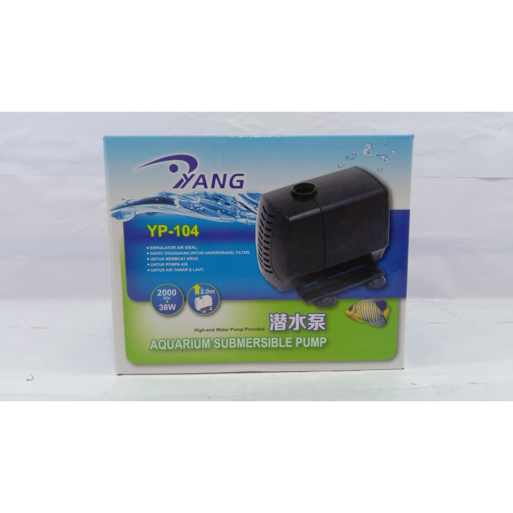 Pompa Kolam Ikan YANG YP-104 Aquarium YP 104 Mesin Hidroponik YP104